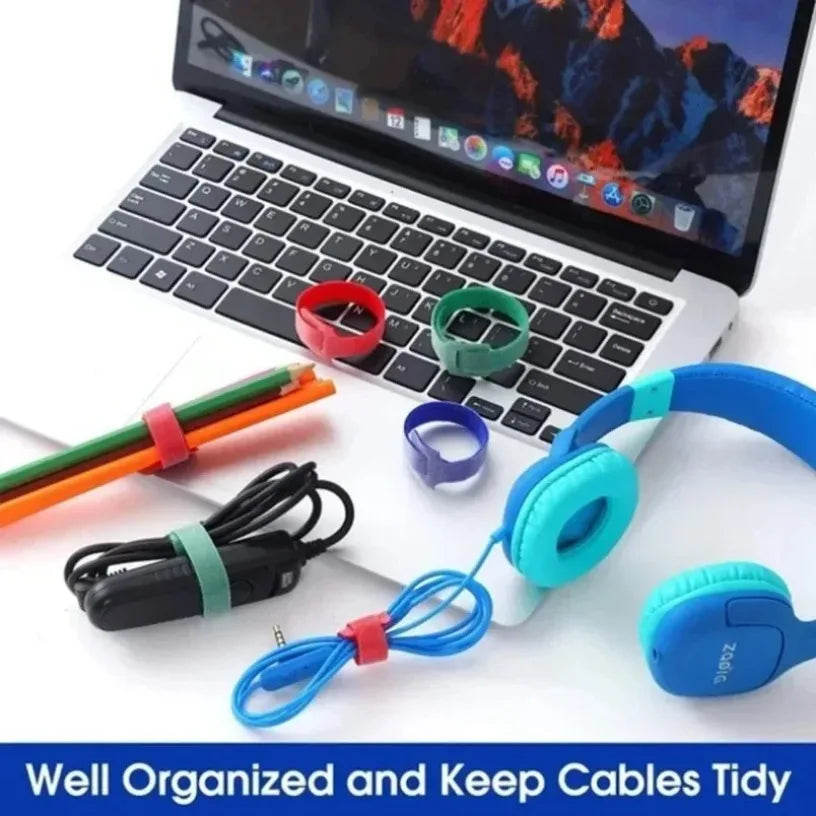 Universally Cable Organizer Cable Management Cable Winder Tape Protector for Wire Ties Phone Accessories Organizador Cables Oasis Select