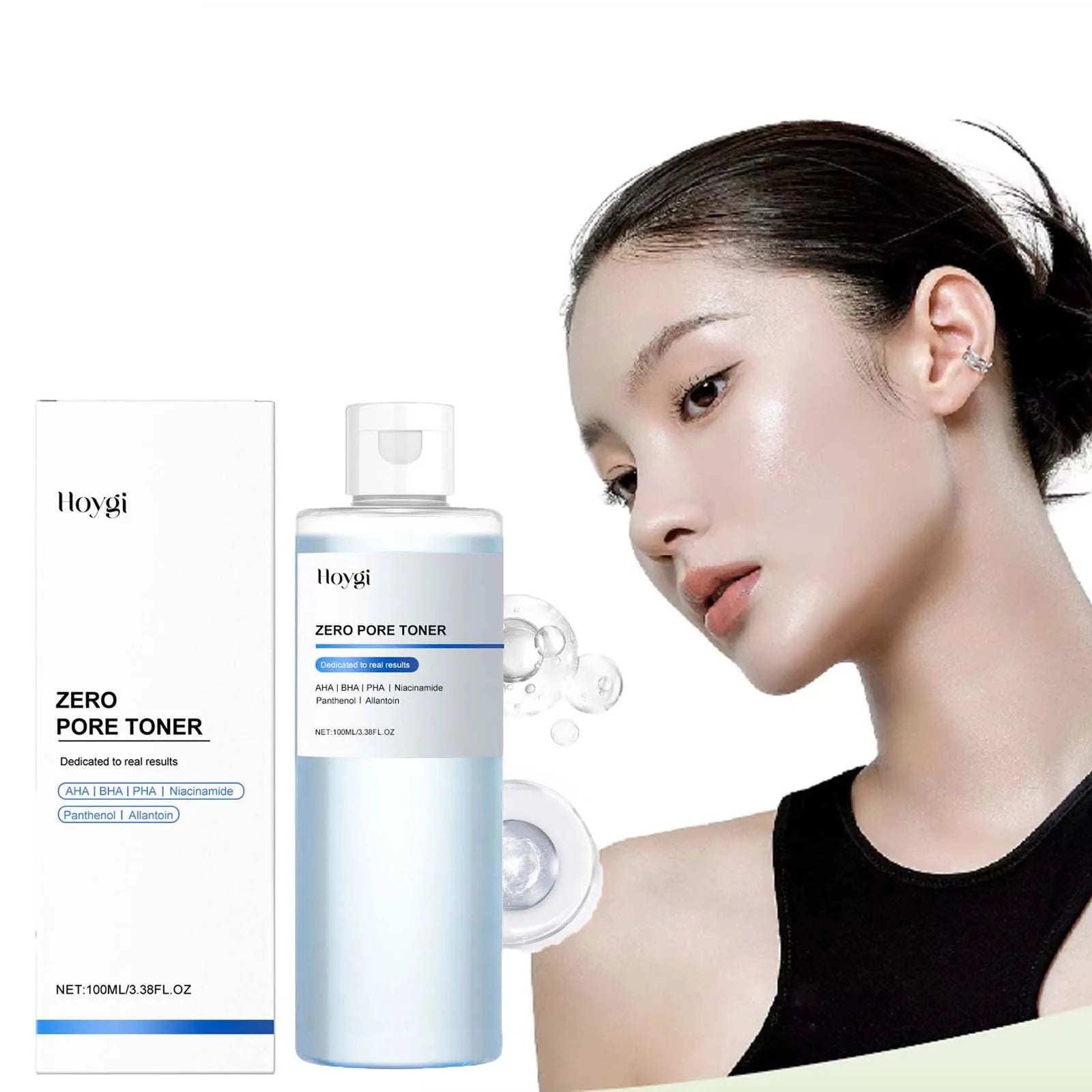 Exfoliating Hydrating Toner Moisturizing Smoothing Brighten Skin Pore Refining Improve Dry Skin Zero Pore Toner Soothing Formula Oasis Select
