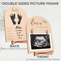 New Sale 1 Set Expectant Mothers To Announce Pregnancy Or Baby Birth Ornament Wooden Ultrasonic Photo Frame Oasis Select Default Title