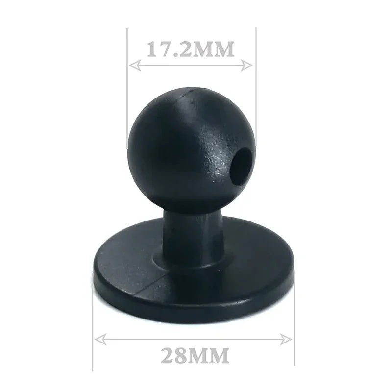 Mini Glue Mobile Phone Bracket Base For 17mm Ball Head Diameter For Car Navigation GPS CellPhone Holder Universal Accessories Oasis Select