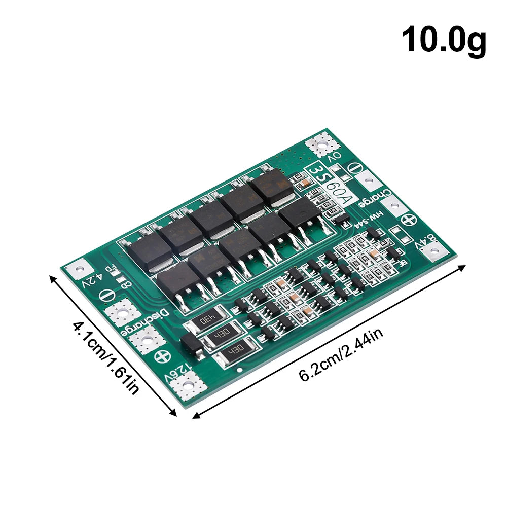 3S 60A Lithium Battery Charging Protection Board Split Port Active Equalizer Module Battery Management System BMS Oasis Select
