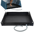 Outdoor Camping Shower Tent Floor Base Folding Shower Pan With Drain Pipe PVC Portable RV Shower Pan For Camping Travel Oasis Select Default Title