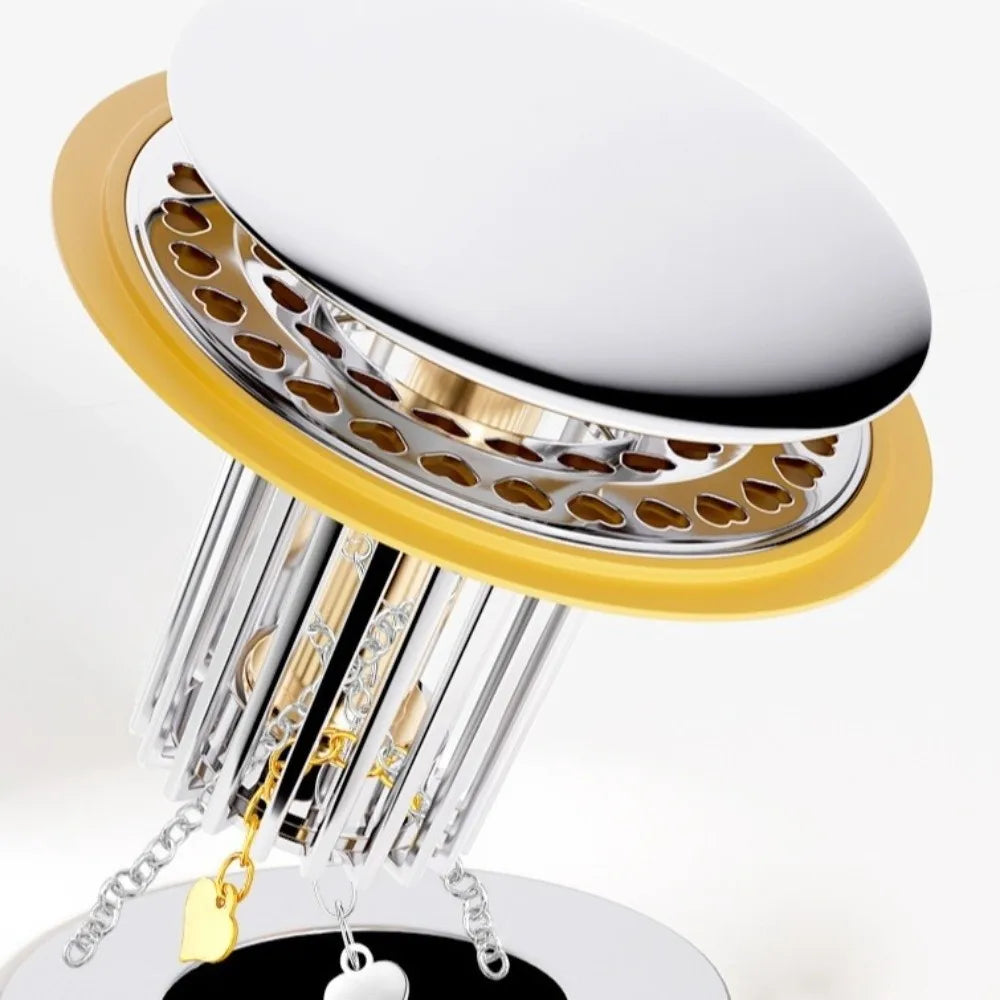 Plastic Floor Drain Filter Mesh Hair Trap Anti-clog Pop Up Drain Filter Multifunctional Sealing Cover Shower Leak Net Oasis Select