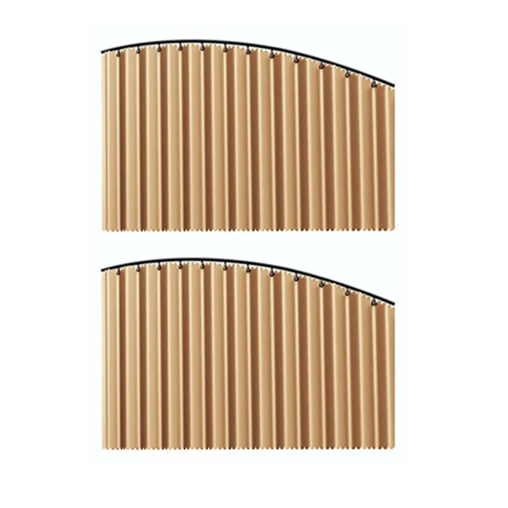 2/4Pcs Car Side Window Sun Shade, Automatic Telescopic Curtain, Foldable Heat Shield, UV Blocking Privacy for Sedan SUV Oasis Select Brown Rear 2pc