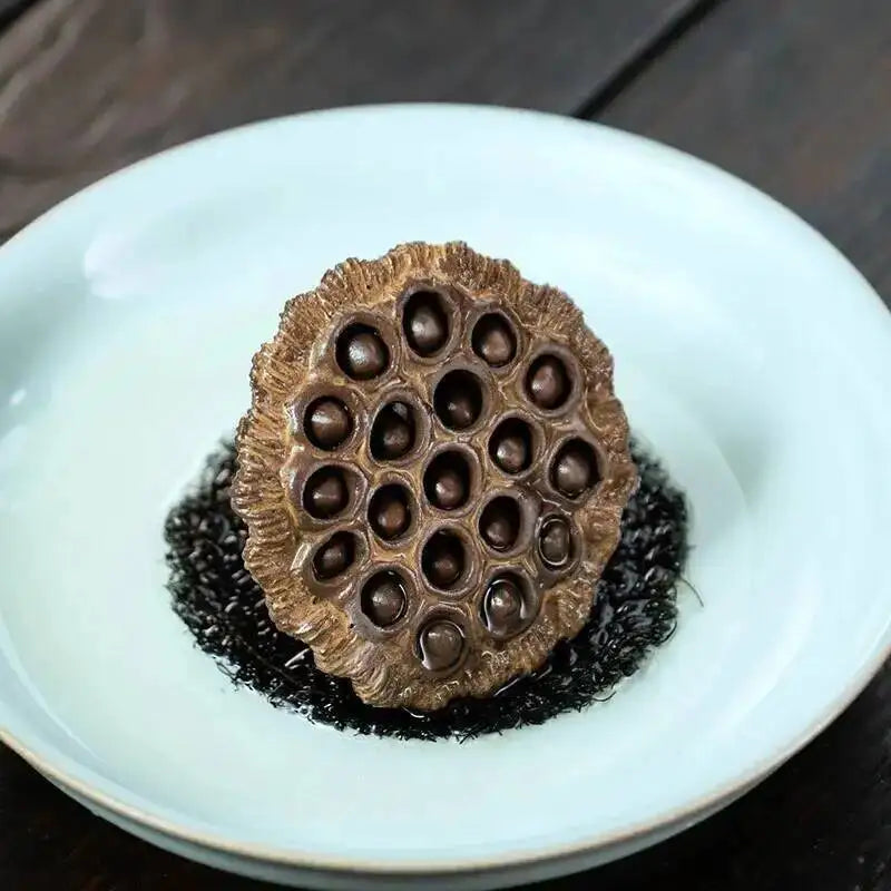 Yixing Zisha Tea Pet Lotus Pod Ornament Old Lotus Seed Sculpture Craft Tea Set Tea Ceremony Ceramic Accessories Miscellaneous Oasis Select