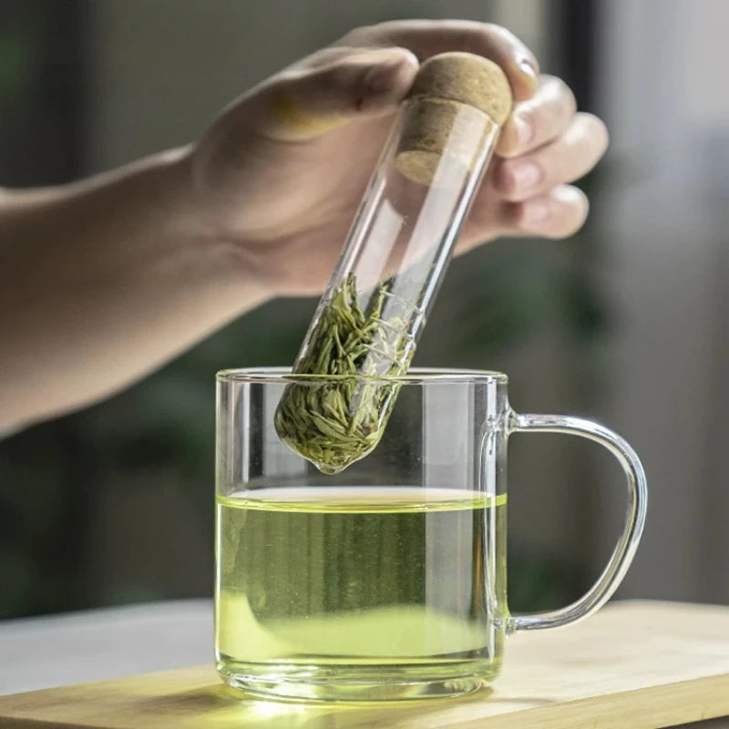 1pcs Exquisite Glass Tea Filter Practical Tea Infuser Strainer Durable Brewing Accessory for Daily Use Oasis Select