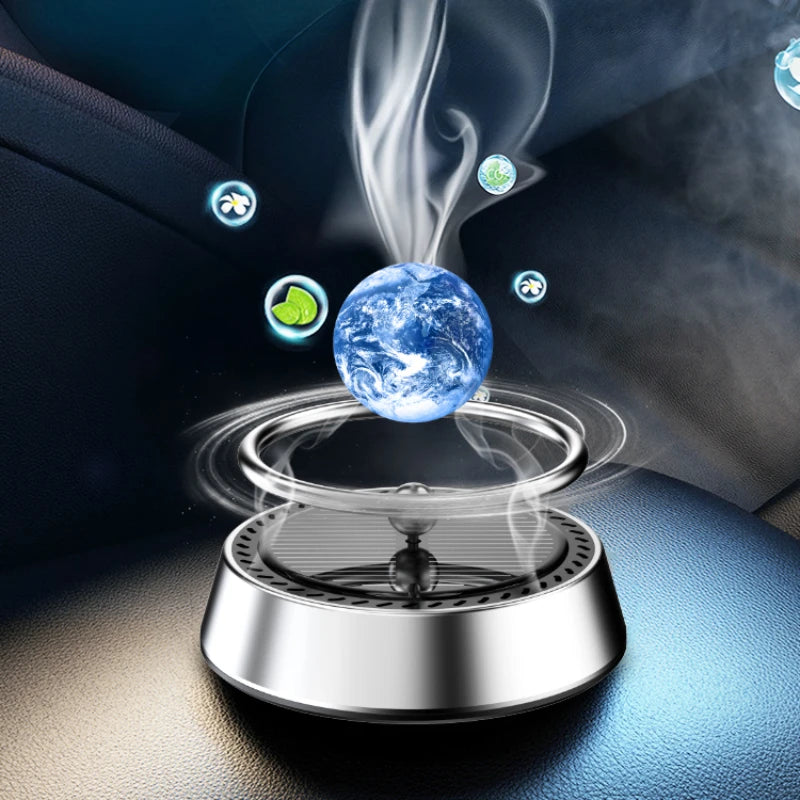 Car center console space planet imitated magnetic levitation decoration car aromatherapy solar interior decoration Oasis Select