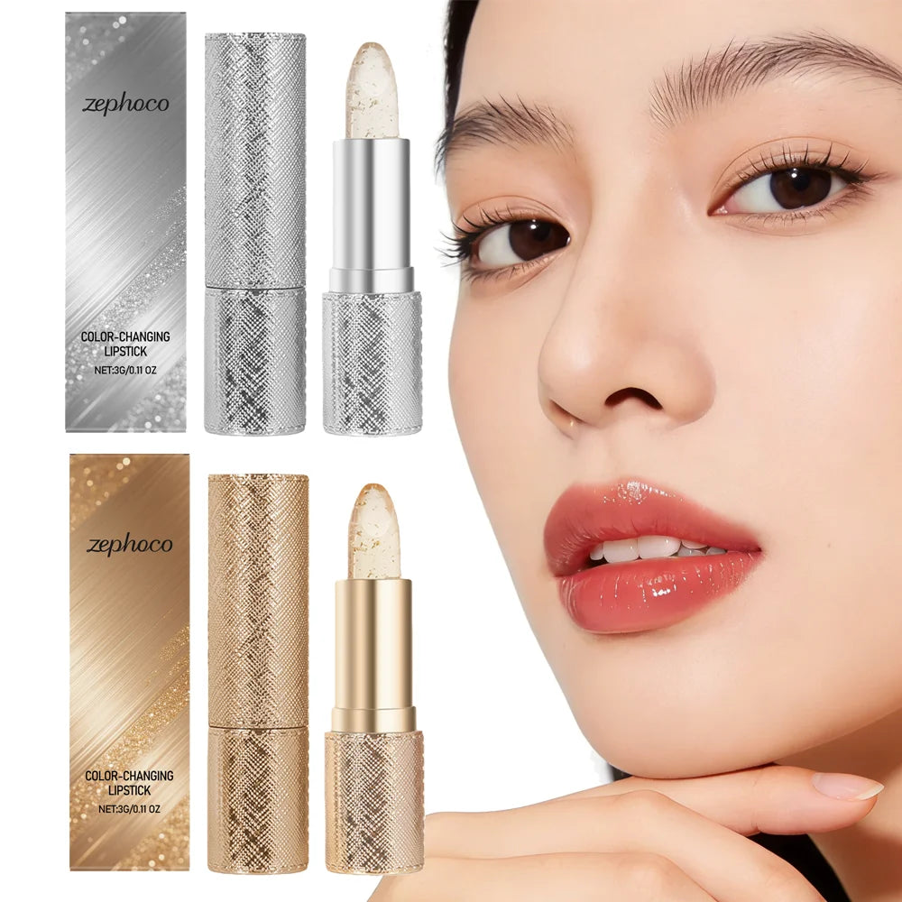 Color Changing Lipstick Lasting Moisturizing Lip Anti Chapped Lip Plumping Makeup Waterproof Glossy Shine Lip Gloss Cosmetic Oasis Select