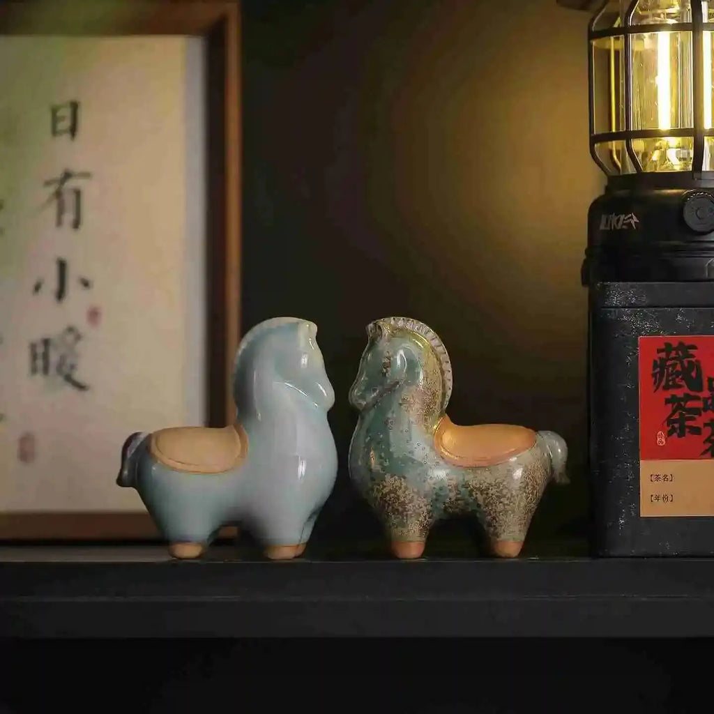 Tea Pet Ornament Living Room Entrance Wine Cabinet Ornament Ceramic Home Living Room Office Tea Pet Supplies Oasis Select