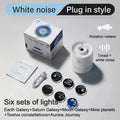 Projector Night Light USB Powered Starry Light Projector 360 ° Rotate Saturn-Galaxy Projector for Kid's Bedroom Gifts Home Decor Oasis Select 6 Discs