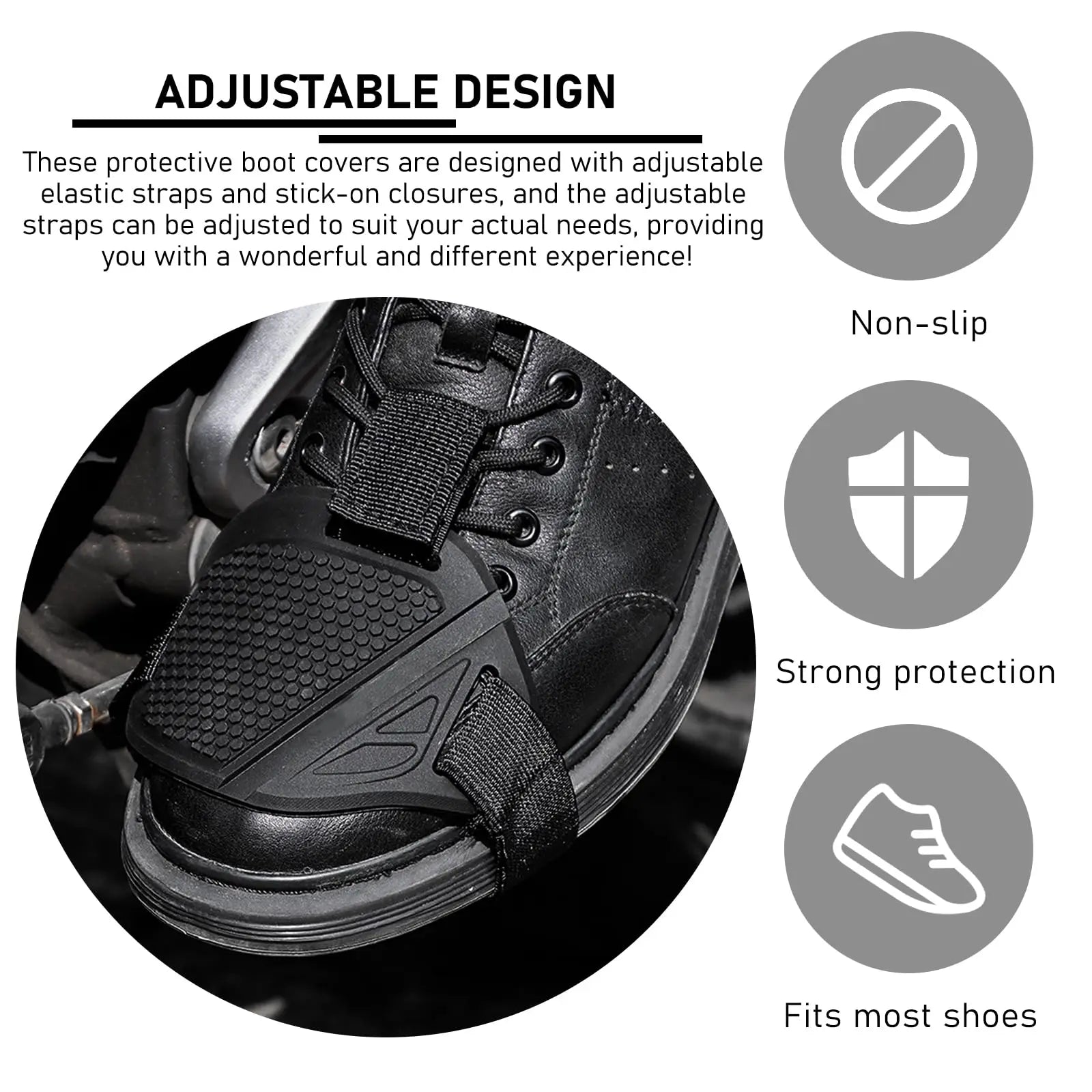 Motorcycle Gear Shift Pad TPU Boot Protector Cover | Universal