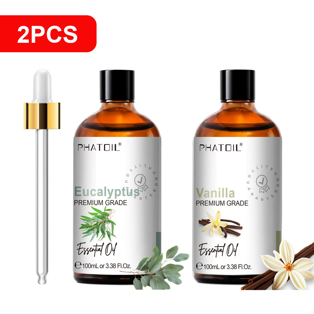 PHATOIL 100ml Pure Aromatherapy Essential Oil for Diffuser