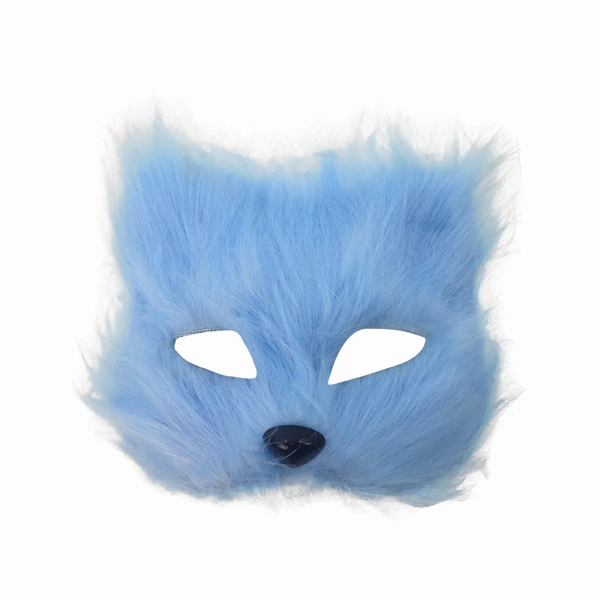 Halloween Animal Cosplay Fox Shape Half Face Eye Mask Sexy Cat Animal Mask Christmas Carnival Party Roleplay Costume Props Oasis Select Blue