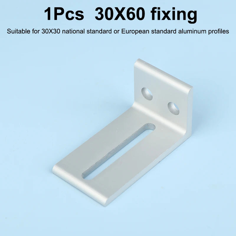 1/2Pcs Aluminum Profile Frame Support Brackets Layer Plate Outer Side Fixing Parts Compatible with 2020 3030 4040 Oasis Select 03