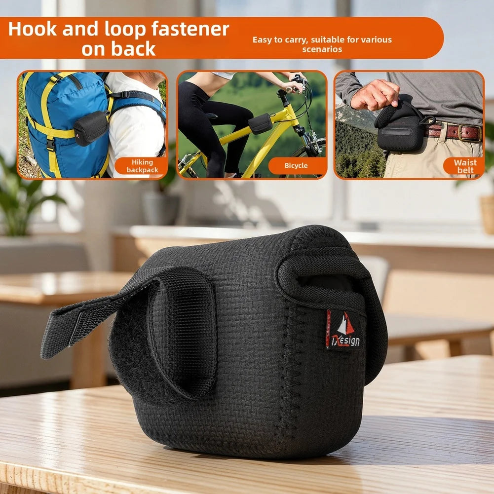 For Bike Attachment Speaker Carry Bag Neoprene Speaker Storage Waterproof Speaker Sleeve Shock Absorbing Material Oasis Select