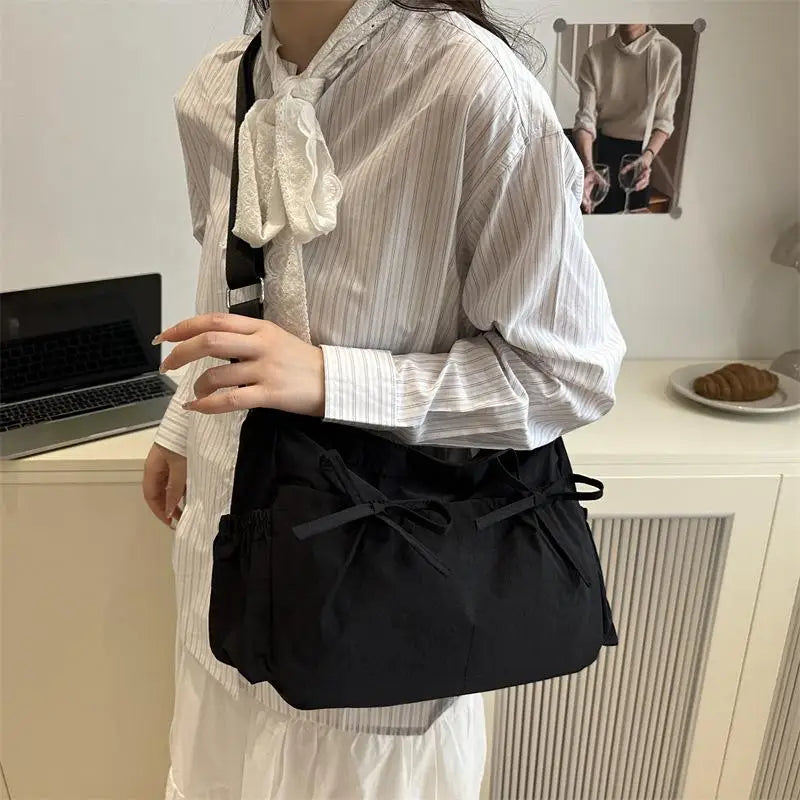 JETTING Women's Pleated Tote Bag | Lightweight Shoulder Crossbody