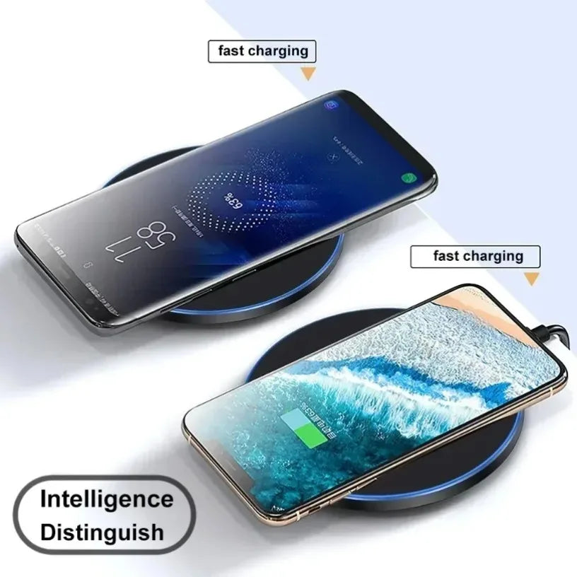 Wireless Charger Lightweight Desktop Phone Pad For iPhone 16 15 14 13 12 Pro Max Samsung Xiaomi Cell Phone Fast Charging Station Oasis Select
