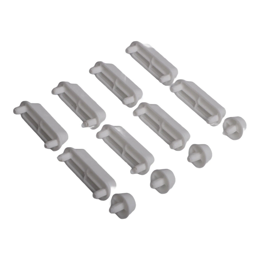12pcs Toilet Seat Buffer Set Plastic Shock Absorber Toilet Seat Bumpers Toilet Seat Lid Pads Replacement Parts Oasis Select