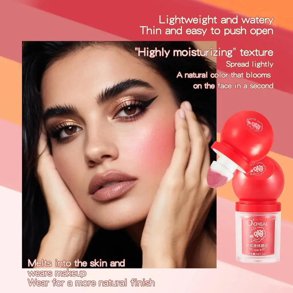 OCHEAL Liquid Blush Stick – Buildable Cream Contour & Glow