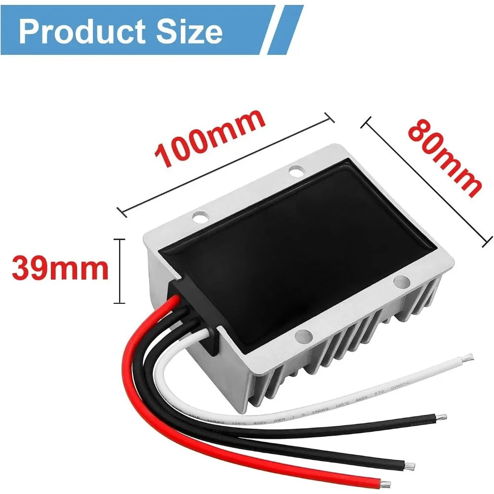 DC 12V Step up to 48V 8A-25A Converter Voltage Converter 48Volt Regulator Waterproof DC/DC Boost Transformer Power Supply Oasis Select