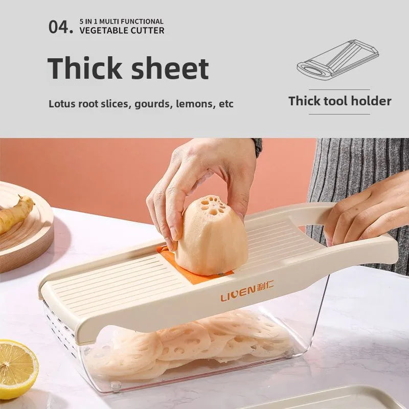 Multifunctional Slicer Shredded Potatoes and Carrots Grater Multi-functional Slicer for Household Kitchen vegetable cutter Oasis Select