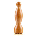 Lotus Seedpod Brass & Rosewood Facial Gua Sha Tool Eye Relaxation Spot Meridians Acupoint Massage Handheld Eye Skin Care Oasis Select brown