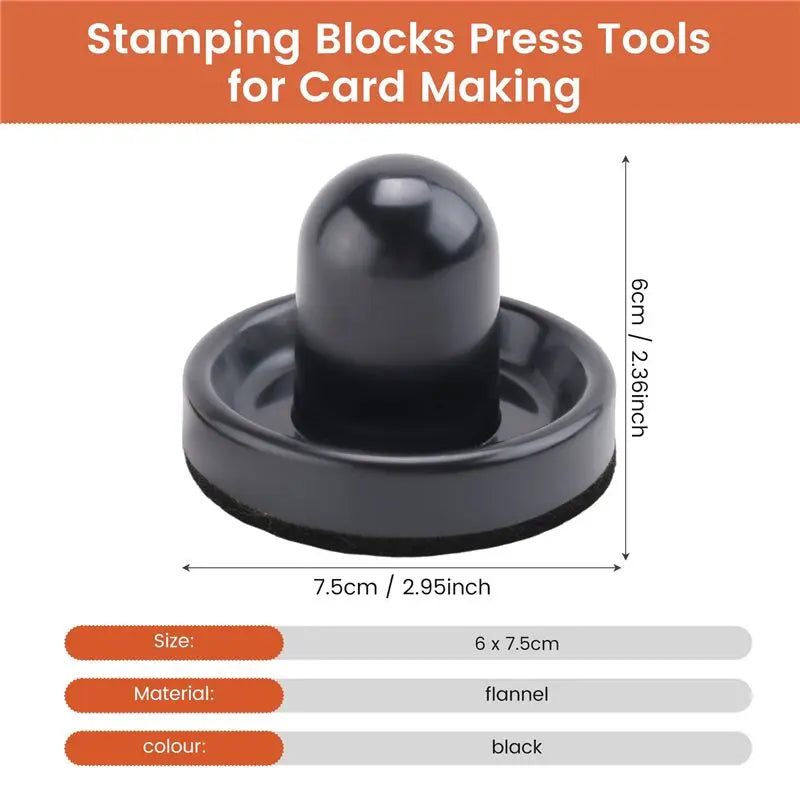 LIKE WISH Stamping Tool,Rubber Stamp Pressure Tool,Stamping Blocks Press Tools For Card Making,Scrapbooking Craft,Arts Oasis Select