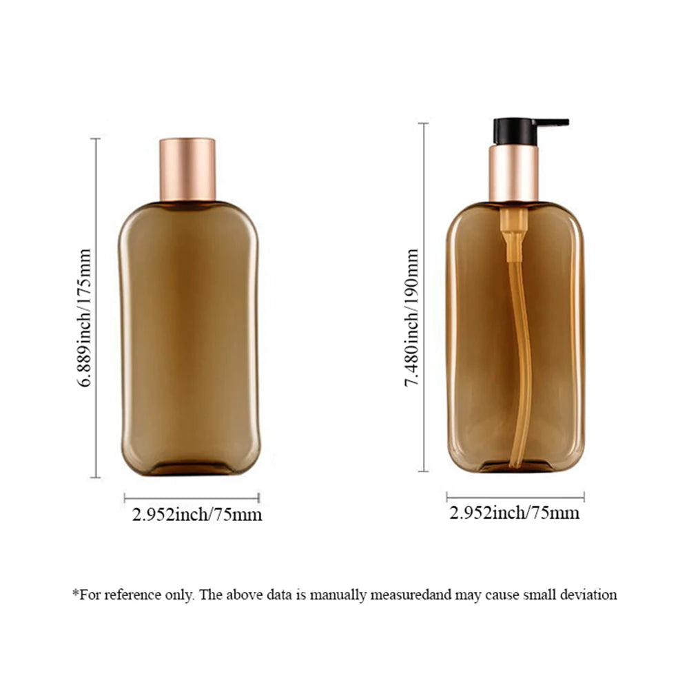 3-Pack Leak-Proof Travel Dispenser Bottles – Shampoo & Gel Travel Dispenser Bottles Oasis Select