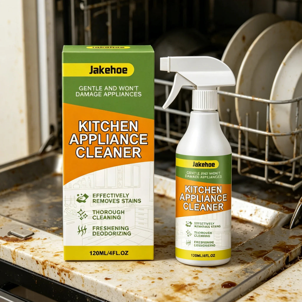 Jakehoe Kitchen Appliance Cleaner Powerful Grease Remover Deodorizing No Residue Mild Formula Kitchen Grease Cleaner Spray 120ml Oasis Select