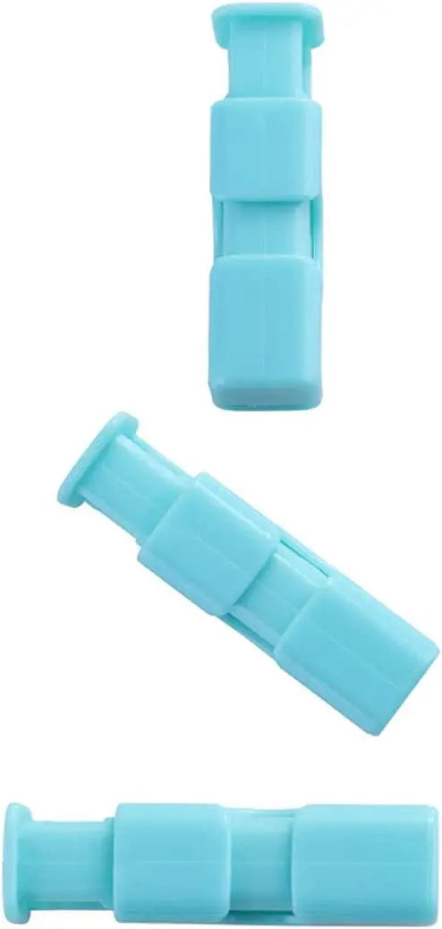 3pcs Reusable Food Bag Clips, for sealing snacks, chips, plastic bags, dried goods, kitchen supplies, locks in freshness Oasis Select Blue-3pcs