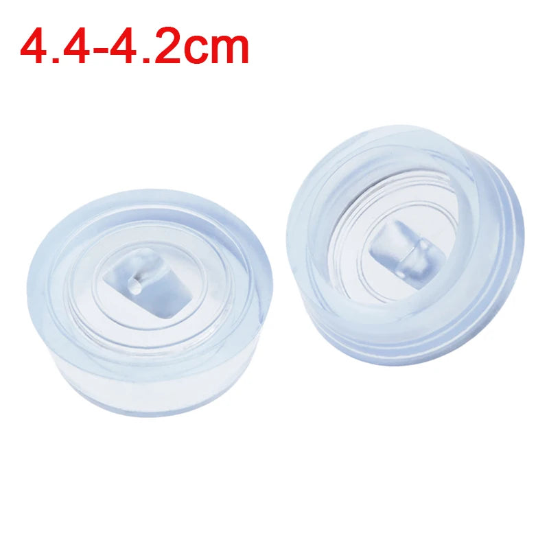 Kitchen Bath Rubber Sink Plug Floor Drain Plug Sink Bathtub Drainage Stopper Laundry Leakage-proof Plug Bathroom Supplies Oasis Select 42-44mm transparent