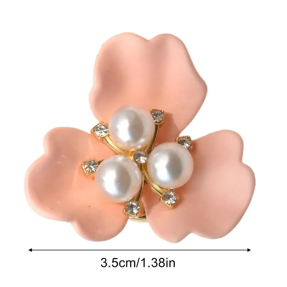 Button Covers for Women Flower Shape Shirt Decoration Decorative Button Covers for Sewists Fashion Designers DIY Enthusiasts Oasis Select Pink