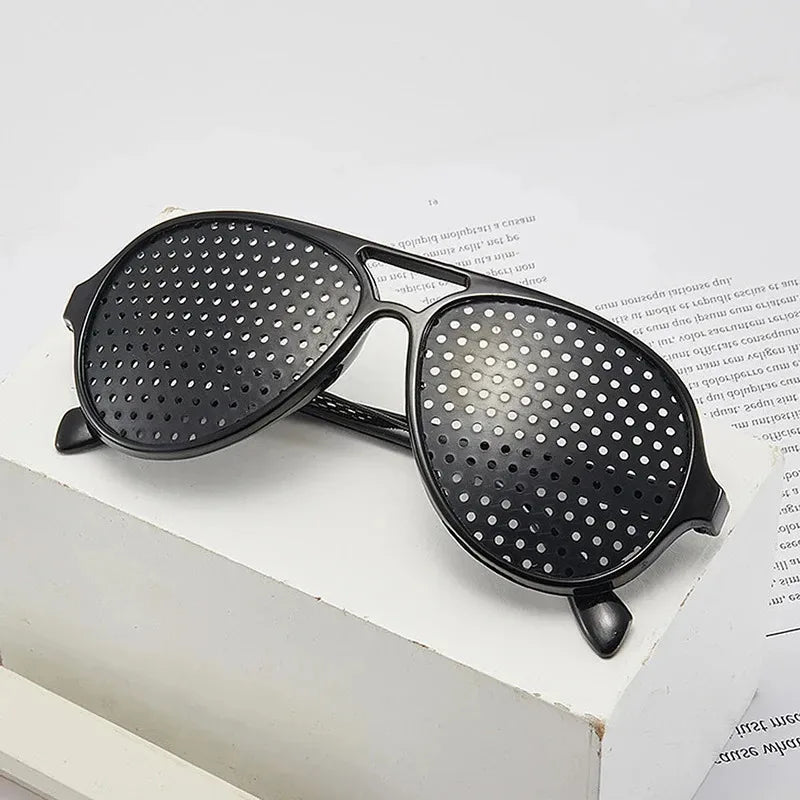 1/4PCS Anti-myopia Astigmatism Glasses Vision Correction Fatigue Pin Hole Glasses With Holes For Men Women Eyesight Improvement Oasis Select