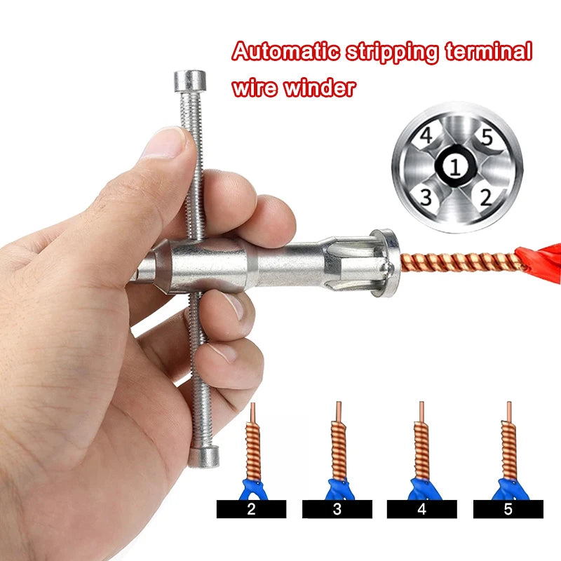Automatic Electrician Wire Stripper Cable Stripping Twisted Wire Connector плоскогубцыплоскогубцы Universal Terminal Winder Oasis Select