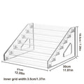 1pc Transparent Multi-layer Cosmetics Storage Rack, Powder, Lipstick Display Rack, Dresser Storage Rack, Nail Polish Rack Oasis Select 7 layers