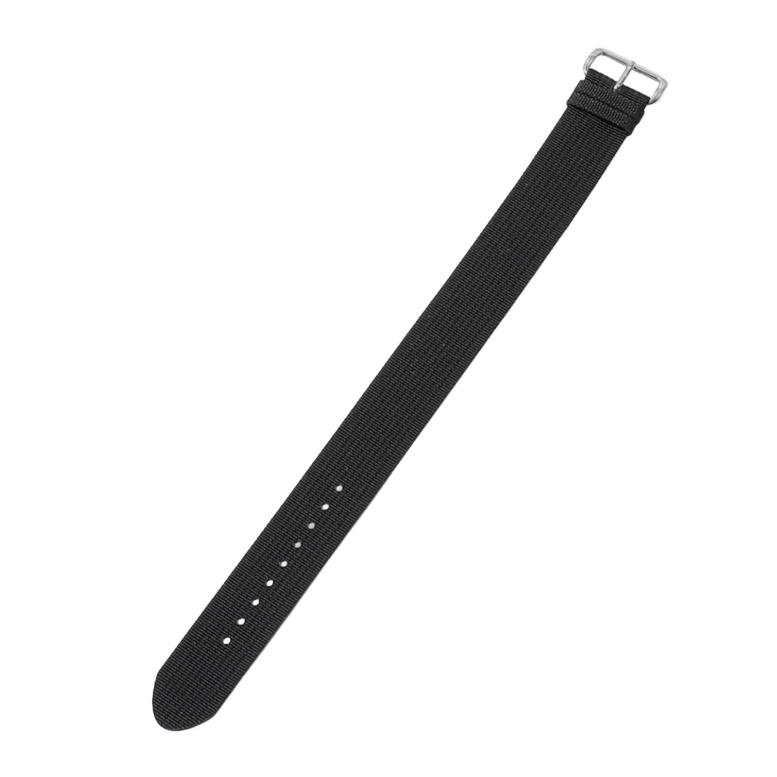 Nylon Military Sport Watch Strap – Soft Canvas Fabric Band Watch Strap Oasis Select 22mm Black One Size