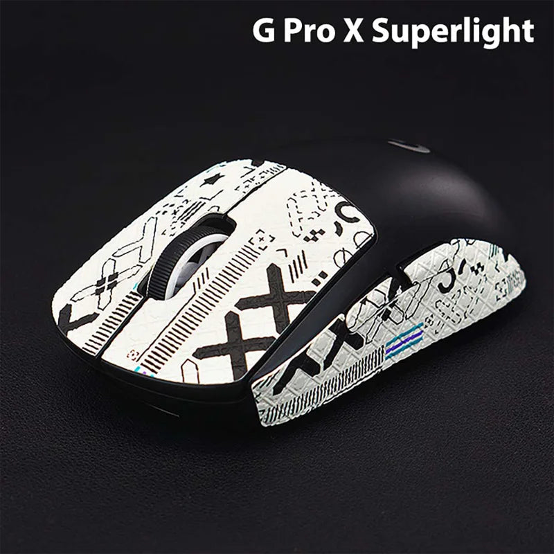 Logitech GPW 1/2 Non-Slip Mouse Grip Stickers – Sweat Absorbent Mouse Grip Stickers Oasis Select