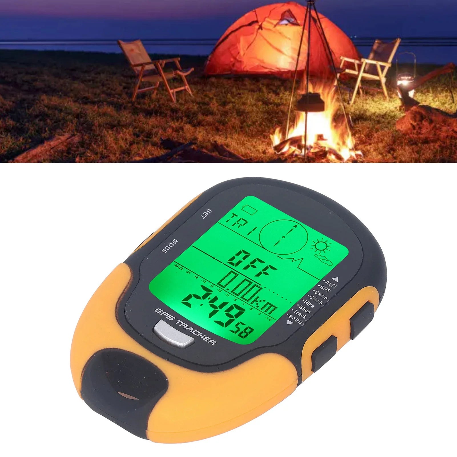 Electronic Altimeter GPS Multifunctional Meter Electronic Altimeter Barometer Thermometer Hygrometer Digital Waterproof Oasis Select