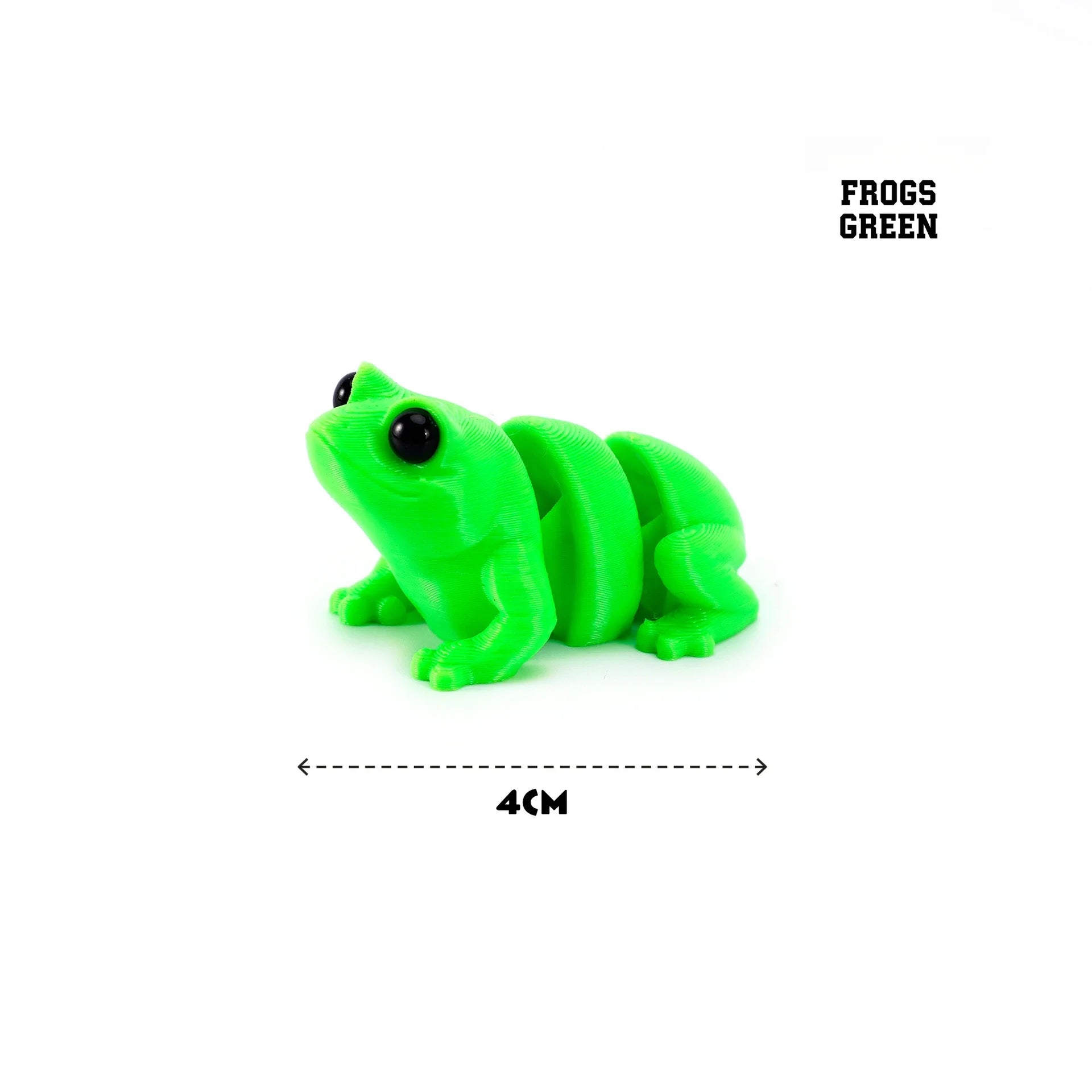 3D Printed Mini Animals Multi-Joint Rotatable Fidget Toys Office Desk Decoration Home Decor Animal Model Figurine Kid Gift 피규어 Oasis Select frog