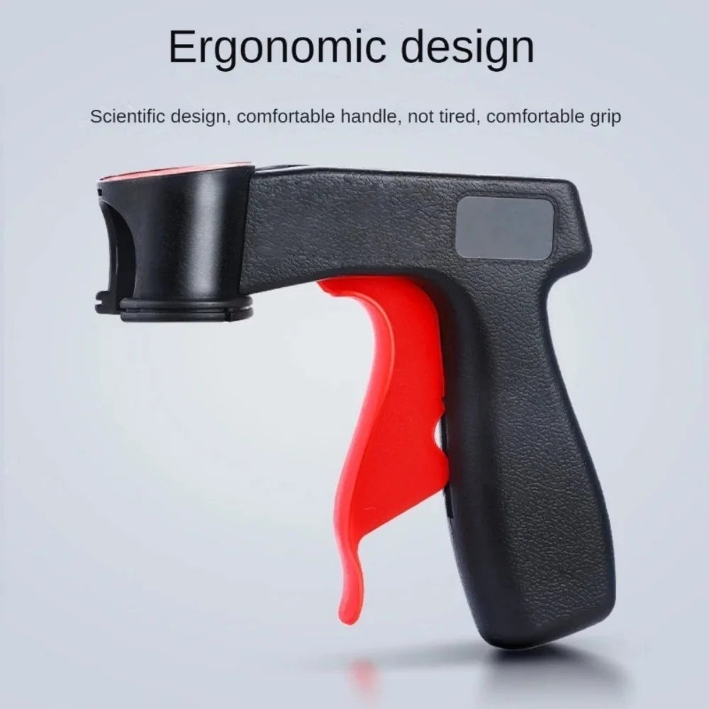Polishing Paint Spray Gun Adaptor Instant Aerosol Trigger Handle with Full Grip Lock Universal Fit Cars Maintenance Care Tool Oasis Select