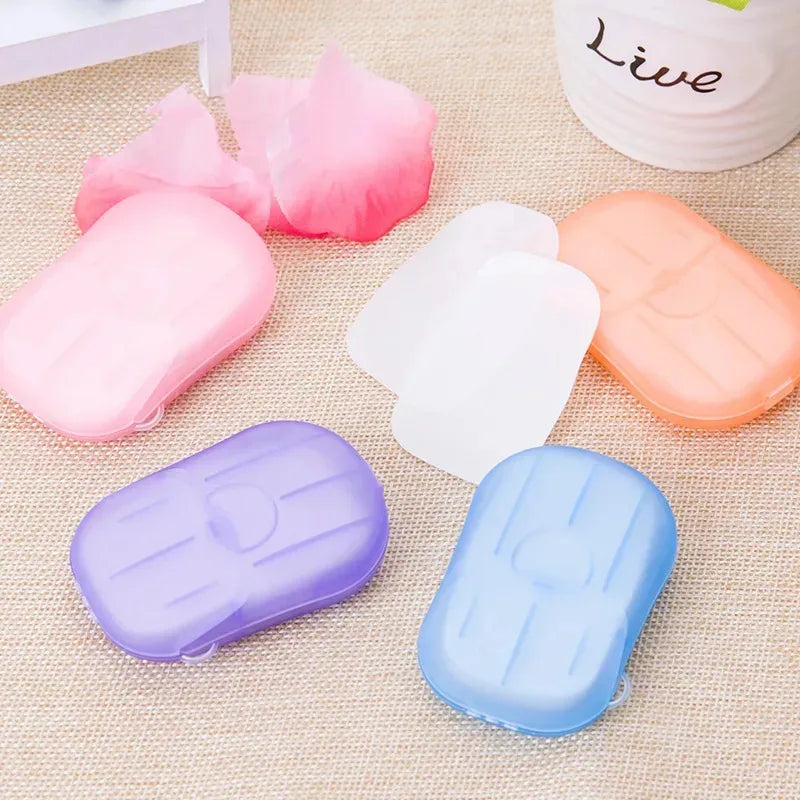 1-10pcs Portable Soap Paper Disposable Soap Paper Flakes Washing Cleaning Hand for Kitchen Toilet Outdoor Travel Camping Hiking Oasis Select