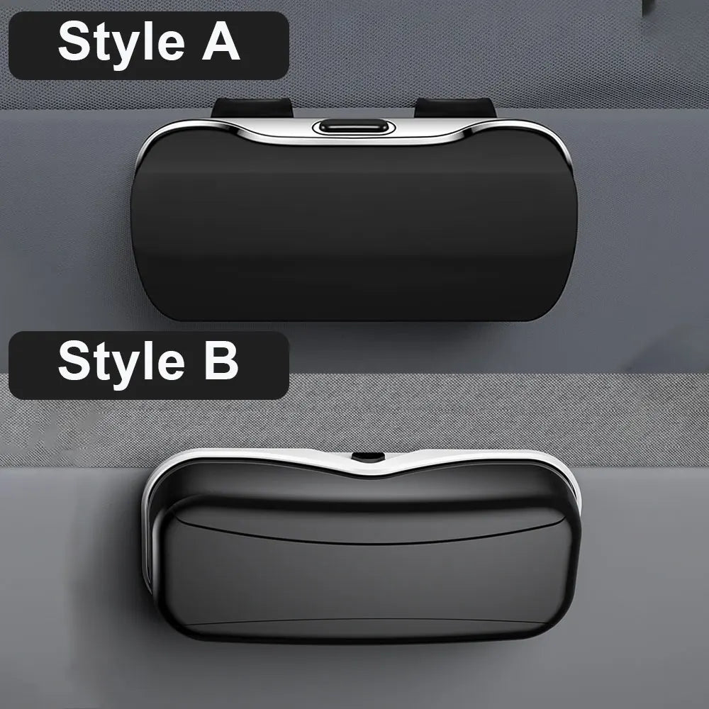 Car Sun Visor Glasses Holder – Snap-On Eyeglass Case