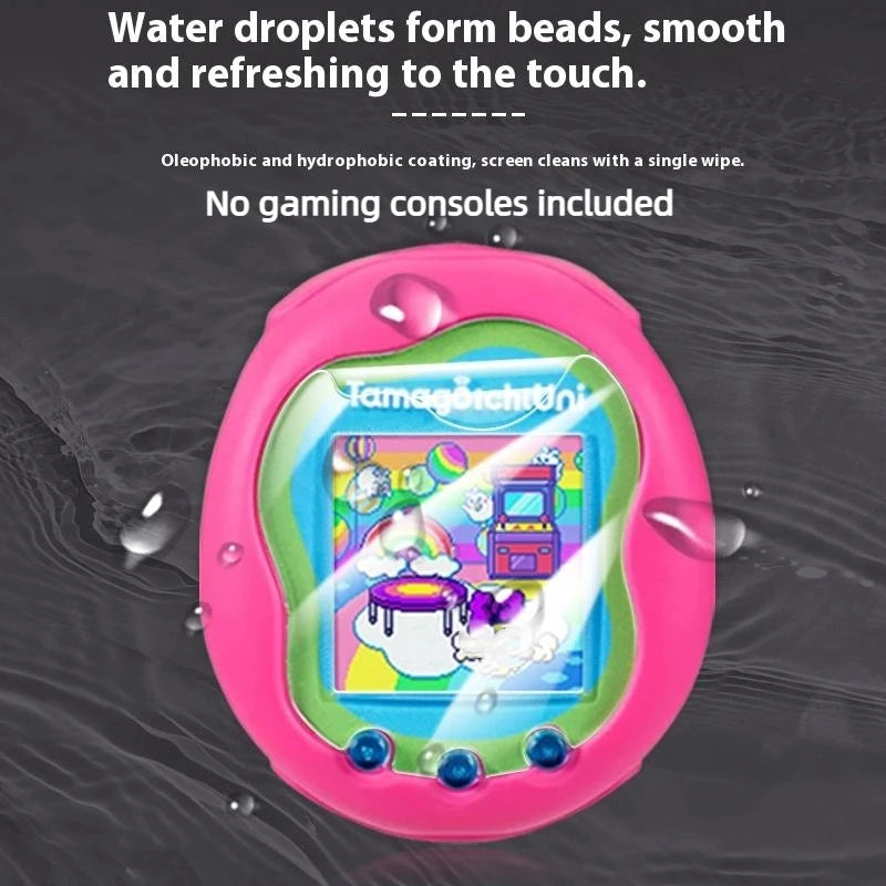 1 Set Anti-Scratch PET/TPU Game Console Film Anti Fingerprint HD Screen Guard Protector For Tamagotchi Uni Band Pet Accessories Oasis Select