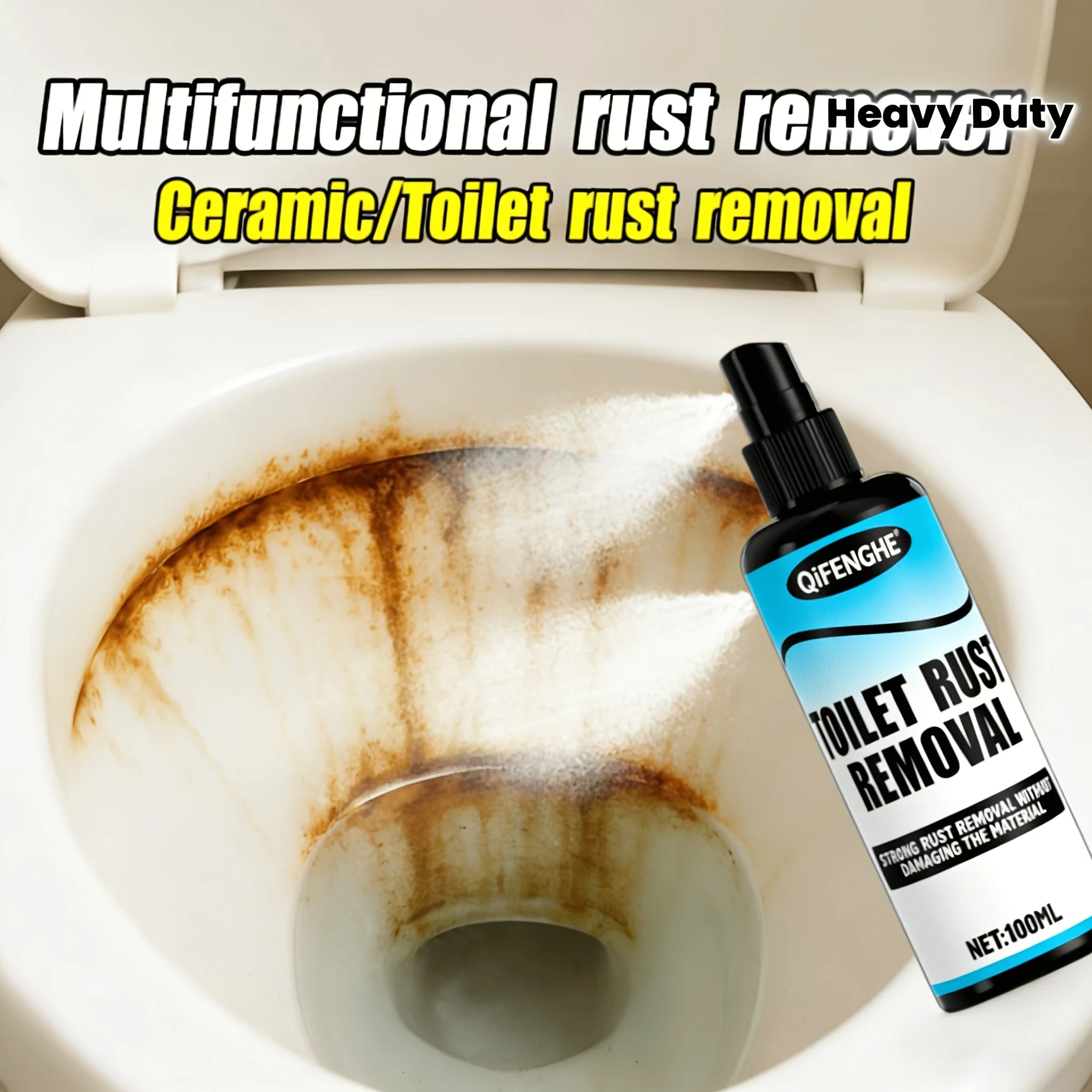 QIFENGHE Ceramic & Marble Rust Remover Spray | Fast-Acting Surface Rust Remover Oasis Select Default Title