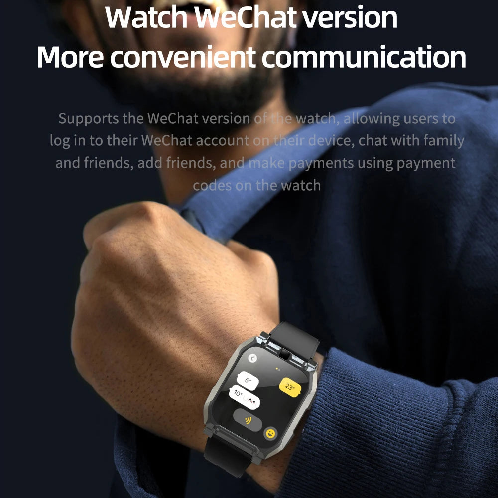 4G Smart Watch Dual Camera WIFI Smartwatch GPS APP Download 700mAh Sport Video Call Watches For Men Women 1.96" Sim Card Music Oasis Select