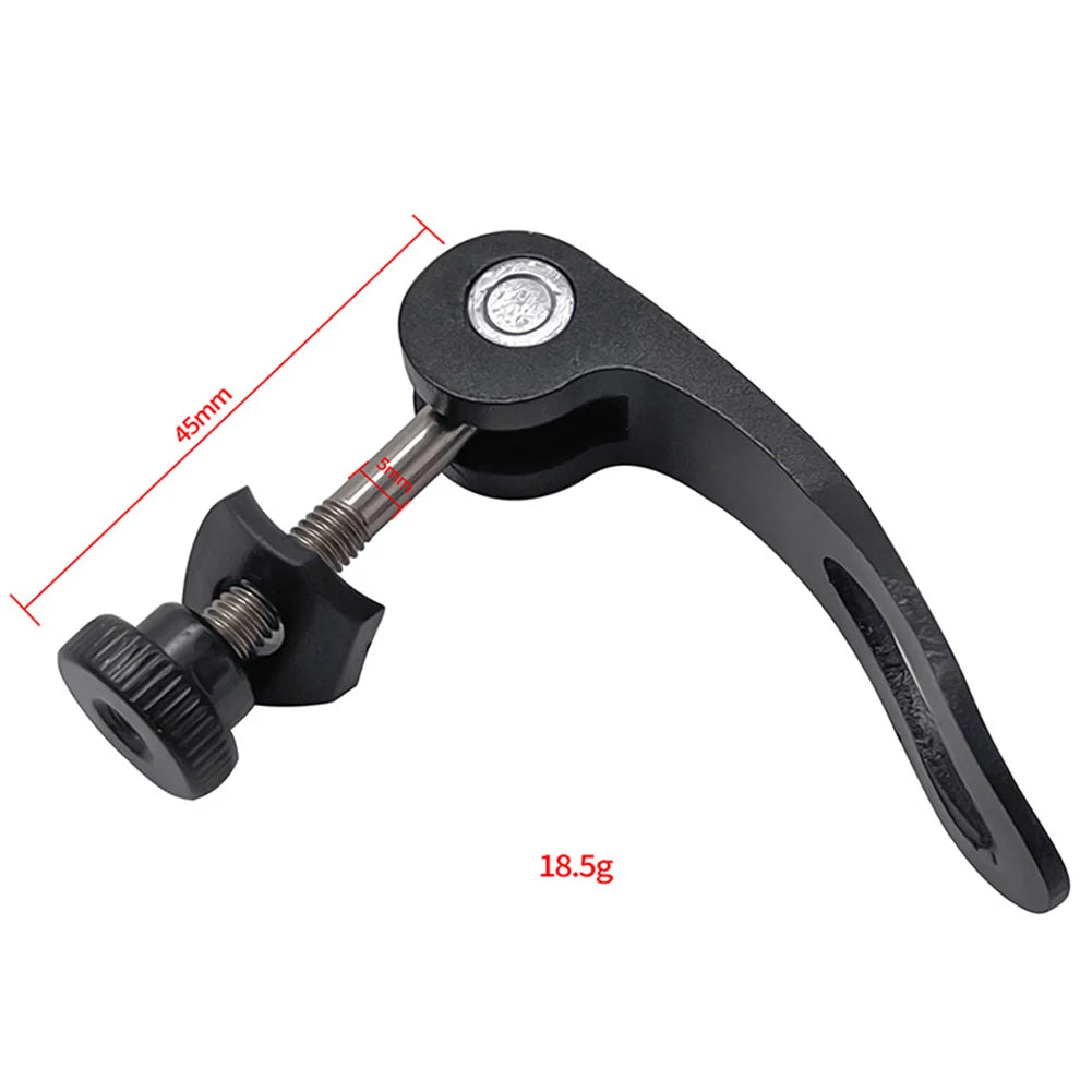 M5x45mm Mountain Bike Seat Post Aluminum Quick Release Screw Tube Clamp Lightweight Adjustable Seat Height Bicycle Parts Tools Oasis Select