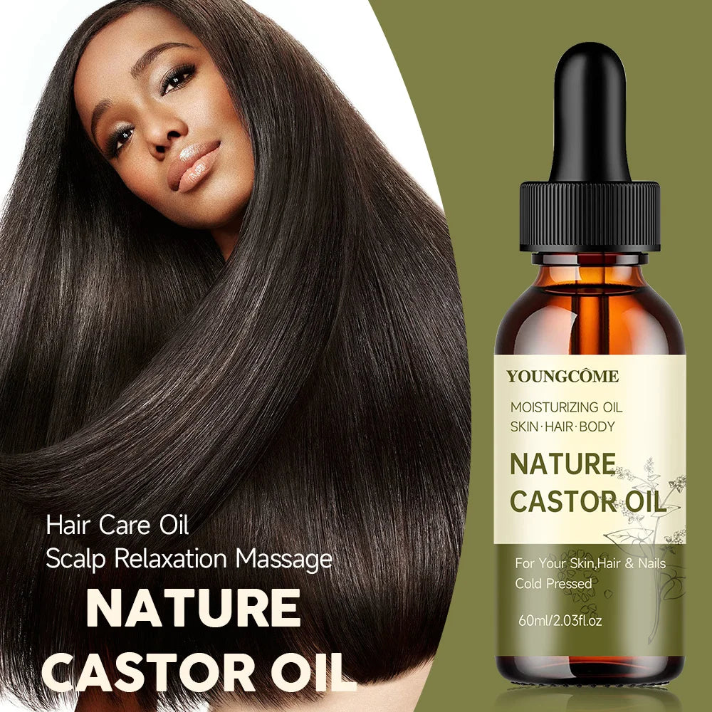 Organic Black Castor Oil – Hair, Skin & Body Moisturizer Castor Hair & Body Oil Oasis Select