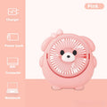URGGU USB Portable Desktop Fan – Cute Heart & Bowknot Style