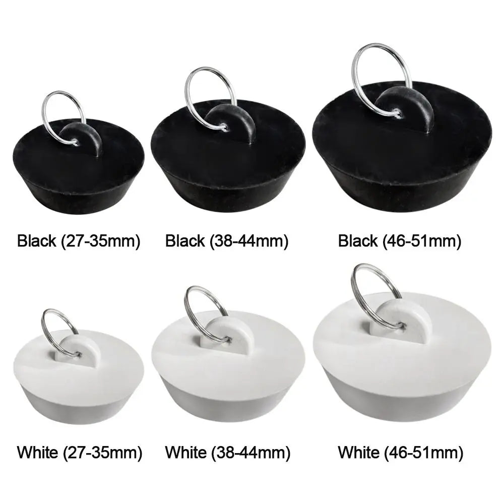1/3pcs Rubber Bath Tub Sink Water Floor Drain Plug Durable Rubber Drain Stopper Replacement Fittings Oasis Select