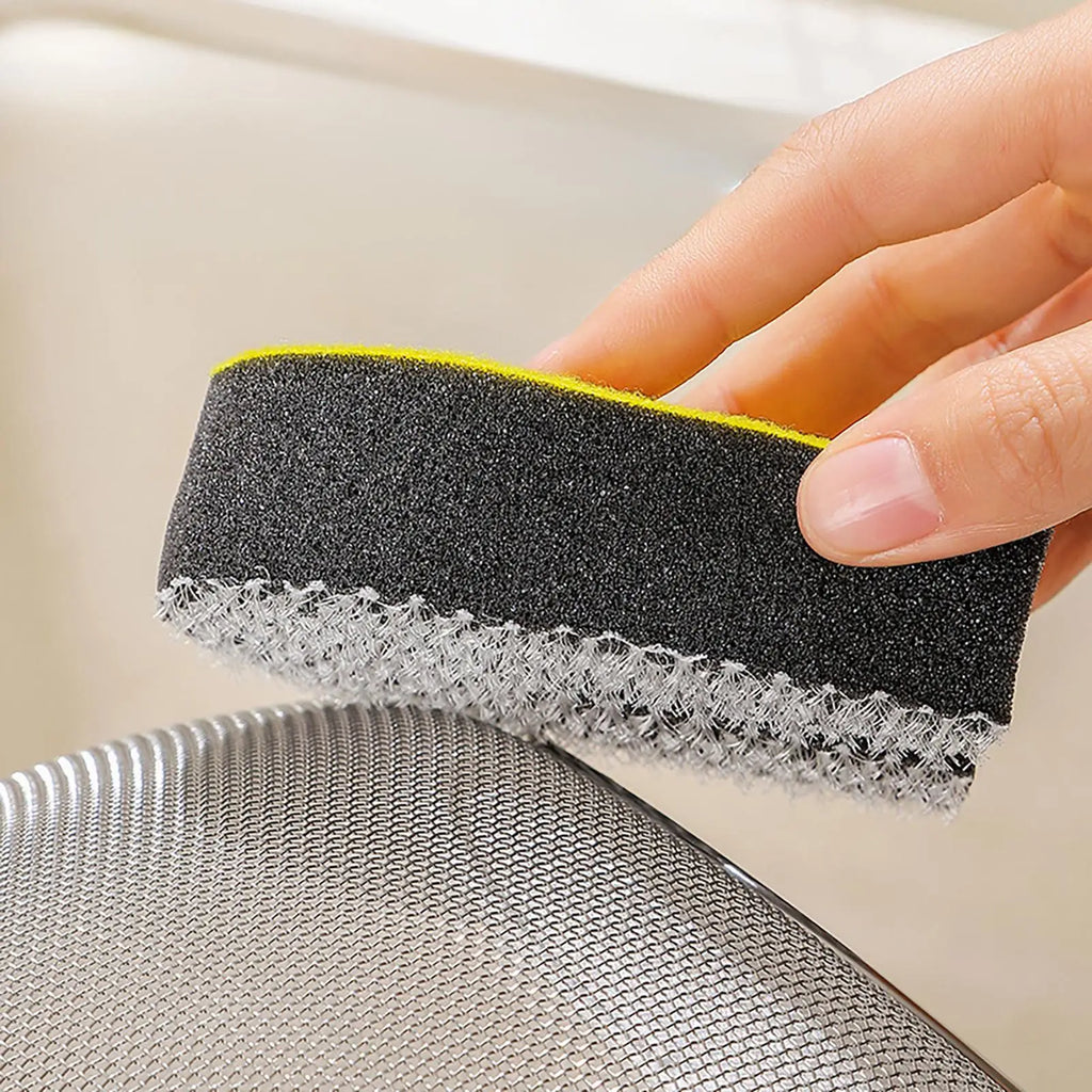 Kitchen Cleaning Sponges 1PC U-shaped Sponge Cleaning Brush Double-sided Dishwashing Sponge Wiping Scouring Pad Cleaning Oasis Select